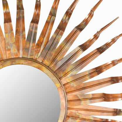 Safavieh Home Collection Sun Mirror - color: Copper