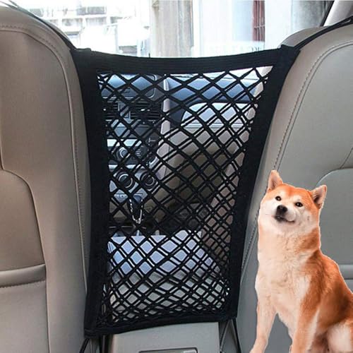Dog Car Barrier for Toyota Sienna 2024-2025 XP40,Vehicle Pet Barrier Backseat Mesh Dog Car Divider Net,Pet Car Back Seat Barrier Net,Safety Travel Accessories