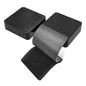 Yourkar 10 PCS Hook and Loop Strips with Adhesive, 2"×2" Car Mats Self-Adhesive Tape Strip, Multi-Purpose Non-Slip Double Sided Snap Fastening Tape, Fixing Tape for Sofa Carpet - color: 10 PCS