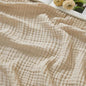 EMME Cotton Muslin Throw Blanket Couch Breathable Gauze Soft Lightweight Bed Blankets Adults (Heather Beige, 50"x60") - color: 03 - Beige, size: Throw (50" X 60")
