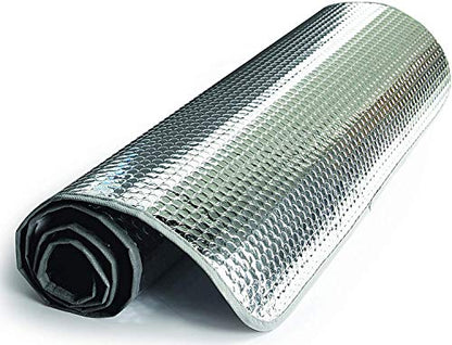 Camco 45161 50" x 26" SunShield Reflective Window Cover - size: 50 Inch x 26 Inch