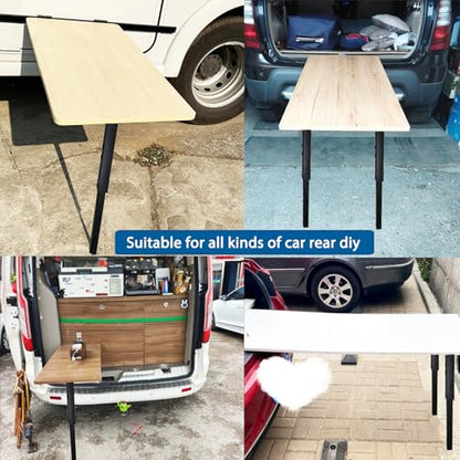 Benbuoo Adjustable Height Table Legs Folding Tall Metal Desk Legs Heavy Duty Foldable Furniture Legs for Tabletops, Computer Table, Office Desk, DIY Desk, RV, Counter, Outdoor Set of 4 - size: S25''-34'' 4pcs