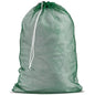 Handy Laundry Mesh XL Laundry Bags - Durable, Machine Washable with Secure Drawstring Closure - Perfect for College Dorms, Laundromats, Apartments (Green, Large 24" x 36") - color: Green