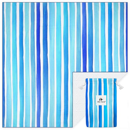 Quick Dry Towel Extra Extra Large 72x72 Inch - Microfiber Beach Towel - Perfect for Beach, Travel, Swimming, Pool, Yoga, Hiking, Camping - Lightweight, Fast Drying, Compact for Adults (Maldives) - color: Maldives, style: Family Size 72x72"