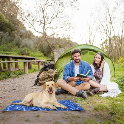 Ownpets Outdoor Dog Bed Waterproof Travel Dog Mat, Reversible and Portable Large Size Camping Dog Bed,Machine Washable,40"x27"
