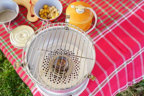 CAMPINGMOON φ8.27inch/φ21cm Round Stainless Steel Roasting Baking Steaming Cooling Rack Cooking Grid Grill Fits for 10-inch Dutch Oven W21 - color: Dia 8.3 inches, W21