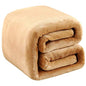 Polar Fleece Throw Blankets Travel Size for The Bed Extra Soft Brush Fabric Super Warm Sofa Throw Blanket 50" x 61"(Camel Travel) - color: Camel, size: Travel (50-Inch-by-61-Inch)