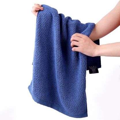 Everplush 4-Piece Premium Hand Towel Sets: Super-Soft, Highly Absorbent & Quick Drying Bathroom Towels – Versatile for Hotel, Bathroom, Shower, Spa, 16x30 Inches(Navy, 16" x 30") - color: Navy