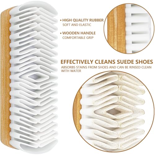 3Pcs Suede Shoe Brush and Eraser Suede Nubuck Cleaning Brush for Shoes - style: 3Pcs Kit