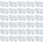 IFAMIO 30 Pack Double Sided Adhesive Wall Hooks Self-Adhesive Nail Free No Damage Multi-Purpose Hooks Clear Picture Hanging Sticky Wall Hooks for Bathroom Kitchen Office Hanging