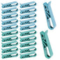 Xthrotsenk 20Pcs Trash Bag Clips for Trash Can Garbage Bag Clips Anti-Slip Trash Can Clip to Hold Bags in Place for Family Kitchen Hotel Restaurant Garbage Bins (Blue and Green)
