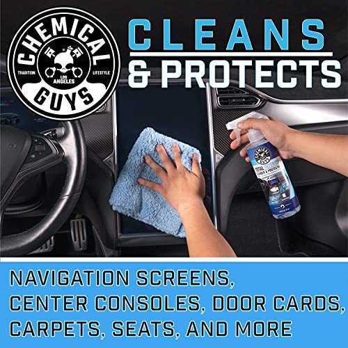 Chemical Guys Total Interior Cleaner and Protectant, Interior Car Cleaner Cleans & Protects Leather, Vinyl, Plastic, Rubber, Glass with a Showroom Finish, Safe for Trucks, SUVs, RVs & More, 128 oz - size: 128 Fl Oz (Pack of 1)