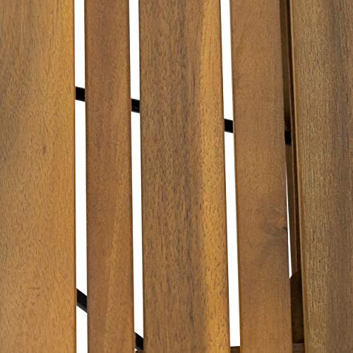 Christopher Knight Home Hilton Outdoor Acacia Wood Folding Side Table, Teak Finish - color: Teak Finish