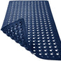 TEESHLY Bath Mat for Tub & Shower, Non Slip Soft Bathmat with Suction Cups & Drain Holes, Machine Washable Bathtub Floor Liner Mats for Bathroom, 35x16 Inch, Navy Blue - color: Navy (Opaque)