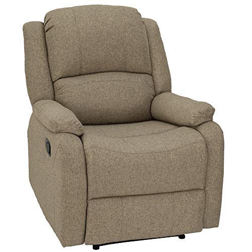 RecPro Charles Collection | 30" Zero Wall RV Recliner | Wall Hugger Recliner | RV Living Room (Slideout) Chair | RV Furniture | RV Chair | Cloth (Oatmeal, 2 Chairs) - color: Oatmeal, size: 2 Chairs