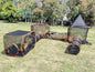 6 in 1 Cat Enclosure Cat Tunnel for Outside Rabbit and Small Animals Tent with Carry Bag - style: Styles 5