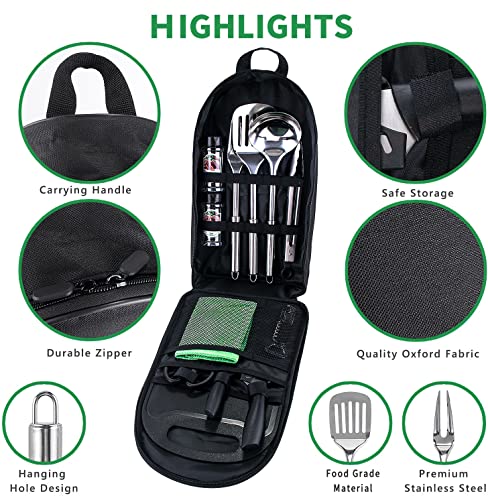 Pak Camping Cookware, Camp Kitchen, Camp Cookware, Camping Utensils Set, Camping Kitchen Set, Camping Cooking Set, Camping Cooking Utensils, Camping Cookware Set, Camping Accessories Cooking, RV Camp - style: Essentials Kit