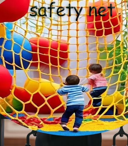 Climbing Net Balcony Netting for Pets, Stairway for Balcony,Baseball Softball Net Sports Netting for Railings,Playground,Kids Safety net Rope,Driveway Nets 3.3X9.9FT - size: 3.3X9.9FT