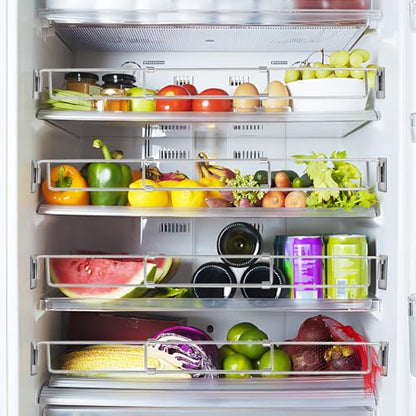 RV Refrigerator Bars 4 Pcs 12.4"-22.52" Adjustable Stainless Steel RV Fridge Tension Rods RV Shower Corner Storage Bar Rv Accessories for Camper Refrigerator,Kitchen,Cabinet,Bathroom