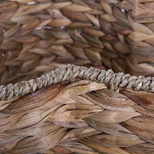 Bone Dry Pet Storage Collection, Bone Shape Hyacinth Toy Basket, Natural, Medium - 21x13x8" - color: Natural, size: Medium