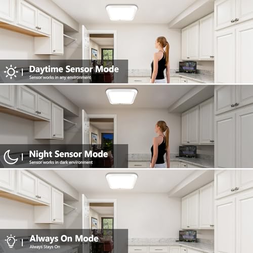 Bairth RGB Rechargeable Motion Sensor Closet Light - 2 Pack - color: RGBW, size: 2 Packs-8000mAh