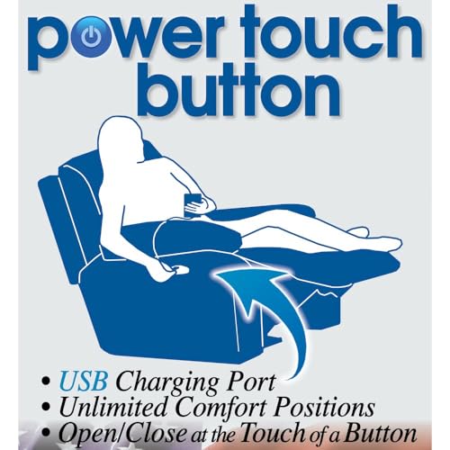 Jackson Furniture Catnapper Gray Recliner Chair with Lay Flat Recline – Seating Featuring Cool Gel Memory Foam, Steel Tech Frame, and Accent Pillows for RV or Home Comfort