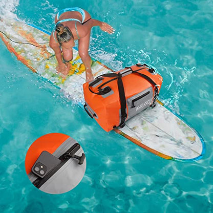 70L Waterproof Duffel Bag Travel Dry Bag, Large Capacity, Adjustable Thickened Straps and Handles, Zip Closure, Air Valve, Keep Equipment Safe, Suitable for Boating Rafting Motorcycle Kayaking - size: 70L