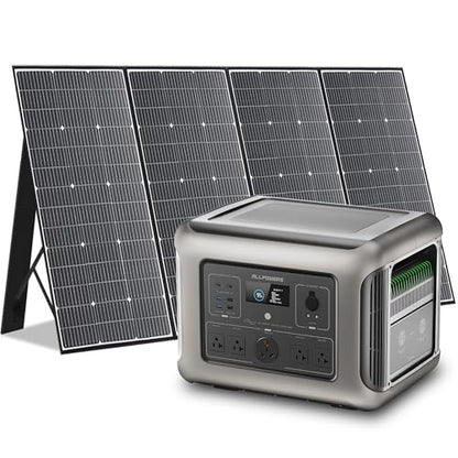 ALLPOWERS R2500 V2 Solar Generator Kit with 400W Panel: 1920Wh LiFePO4, 2500W AC Output, 2x100W USB-C PD Fast Charging, 80% Charge in 1 Hour, for Home Backup Camping RV Off-Grid - color: R2500+400W SP037