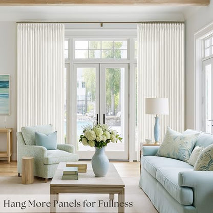 94 Inch Pinch Pleated Linen Curtains 2 Panels for Living Room Bedroom Country Farmhouse Burlap Flax Thick Linen Textured Semi Sheer Back Tab Pinch Pleat Hooks Rings 94 Inch Window Curtain Cream - color: Natural, size: 40"W x 94"L (Pack of 2)