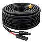 MOOKEERF Solar to XT60 Cable 10AWG 15FT Solar Connector to XT60 Adapter Cable for Solar Panel to Battery RV Portable Power Station Solar Generator - 15 Foot - size: 15FT