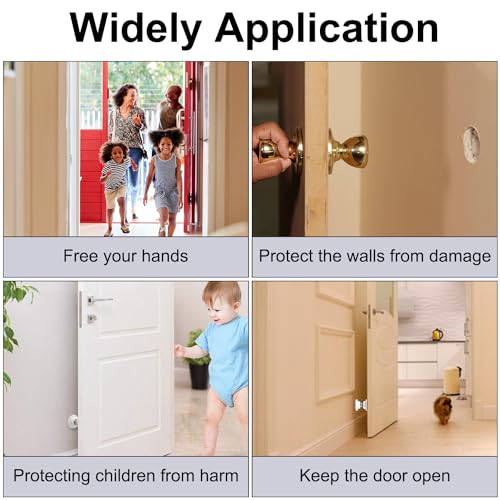 2 Pcs RV Door Holder Magnetic Baggage Door Catch Latch to Keep Door Open, RV Door Stopper for Motorhome Travel,Travel Trailers, Camper (White)