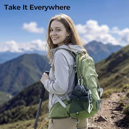 TakeToday Collapsible Water Bottles 32oz, Foldable Travel Bottle, TSA-Approved Leakproof Newly Silicone Water Bottle for Hiking, Travel, Outdoors, Blue - color: Blue