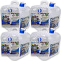 WaterStorageCube BPA Free Collapsible Water Container with Spigot, Camping Water Storage Carrier Jug for Outdoors Hiking Backpack & Survival Kit, Foldable Portable Water Canteen 1.3/2.6/5.3 Gallon - size: 5.3 gallon, style: 4-Pack 5.3 Gal