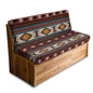 Aztec Bear Print 2 Pcs RV Dinette Cushion Covers Southwest American Tribal Camper Seat Covers Dinette Booth Stretch Sofa Furniture Protector Sofa Slipover for Travel Trailer Couch - color: Aztec Bear Southwest American Tribal