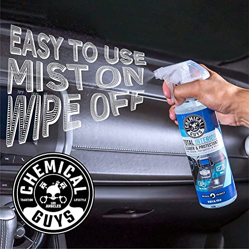 Chemical Guys Total Interior Cleaner and Protectant, Interior Car Cleaner Cleans & Protects Leather, Vinyl, Plastic, Rubber, Glass with a Showroom Finish, Safe for Trucks, SUVs, RVs & More, 128 oz - size: 128 Fl Oz (Pack of 1)
