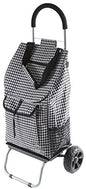 dbest products Trolley Dolly Shopping Grocery Foldable Cart Storage Mom, Houndstooth - color: Houndstooth, style: Cart