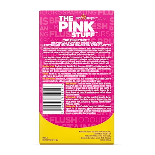 Stardrops - The Pink Stuff - The Miracle Power Foaming Toilet Cleaner - 2 Treatments - Self Activating Pink Foam Pack of 1 (7 Ounce) - size: 3.5 Ounce (Pack of 2)