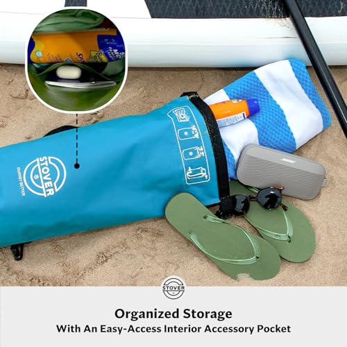 STOVER 5/10/25/30/40/55L Waterproof Dry Bag- Roll-Top Backpack w/Phone Case- Kayaking, Hiking, Camping, Boating- Men/Women - color: 10l Blue, size: 10L