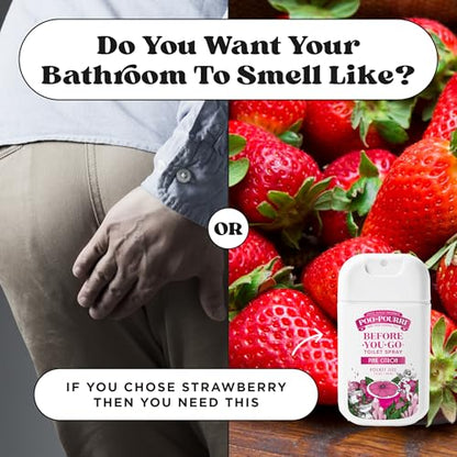 Poo-Pourri Before-You-Go Pocket Toilet Spray, Travel Essentials, Pink Citron, 1 Fl Oz, Up to 50 Uses, On-The-Go Bathroom Odor Deodorizer with Essential Oils, TSA Approved Size - size: 1 Ounce (Pack of 1), style: Pink Citron