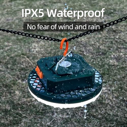 Ultra-Bright Rechargeable LED Camping Lantern,Portable Hanging Tent Light with USB C Charging, IPX5 Waterproof, Magnetic Base & Hook for Camping, Glamping, Backyard & Emergency - size: 30-Green