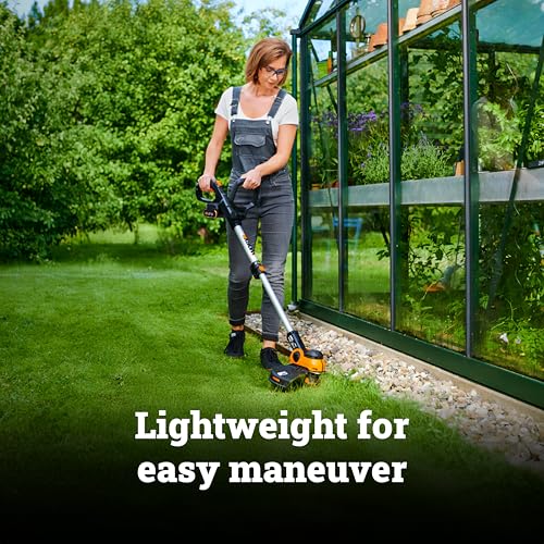 Worx Cordless String Trimmer & Lawn Edger, 12" Electric Weed Wacker with Command Feed, 20V Weed Eater with 4.63 LBS, Batteries & Charger Not Included, WG163.9 - style: 2 in 1 Trimmer/Tool Only