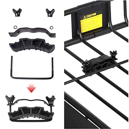 XCAR Roof Rack Basket Rooftop Cargo Carrier with Extension Black Car Top Luggage Holder 64"x 39" Universal for SUV Cars - size: Roof Rack