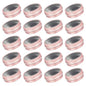 2 oz (60ml) Rose Gold Aluminum Tins with Clear Lids and Labels, 24 Pack | Clear View Lid, Secure Packaging, Tight Screw Lids, Includes Blank Labels, 11 Color Options - color: Rose Gold