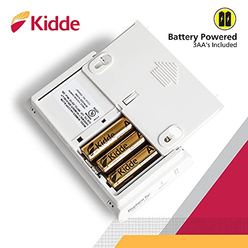 Kidde Carbon Monoxide Detector, AA Battery Powered CO Alarm with LEDs, Test-Reset Button, Low Battery Indicator, Portable - style: 3rd Edition