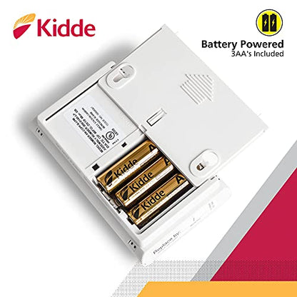 Kidde Carbon Monoxide Detector, AA Battery Powered CO Alarm with LEDs, Test-Reset Button, Low Battery Indicator, Portable - style: 3rd Edition