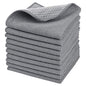 SINLAND Microfiber Dish Cloths Dish Rags for Washing Dishes Best Kitchen Washcloth Cleaning Cloths with Poly Scour Side 12Inchx12Inch 10Pack Grey - color: Grey, size: 12inchx12inch 10pack