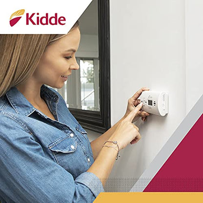 Kidde Carbon Monoxide Detector, AA Battery Powered CO Alarm with LEDs, Test-Reset Button, Low Battery Indicator, Portable - style: 3rd Edition