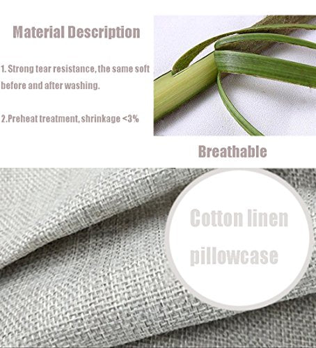 16x6 Inch Round Neck Pillow with Washable Cotton Cover Pillow Provides Best Support for Sleeping .（Grey） - color: Grey