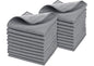SINLAND Microfiber Dish Cloth Dish Rags for Washing Dishes Best Kitchen Cloths Cleaning Cloths with Poly Scour Side 12Inchx12Inch 20Pack Grey - color: Grey, size: 12inchx12inch 20pack