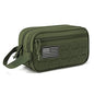QT&QY Tactical Toiletry Bag For Men Hygiene Bag EDC Military Tool Molle Pouches Small Dopp Kit Mens Shaving Kit Travel shower Bags - color: 1 US Green
